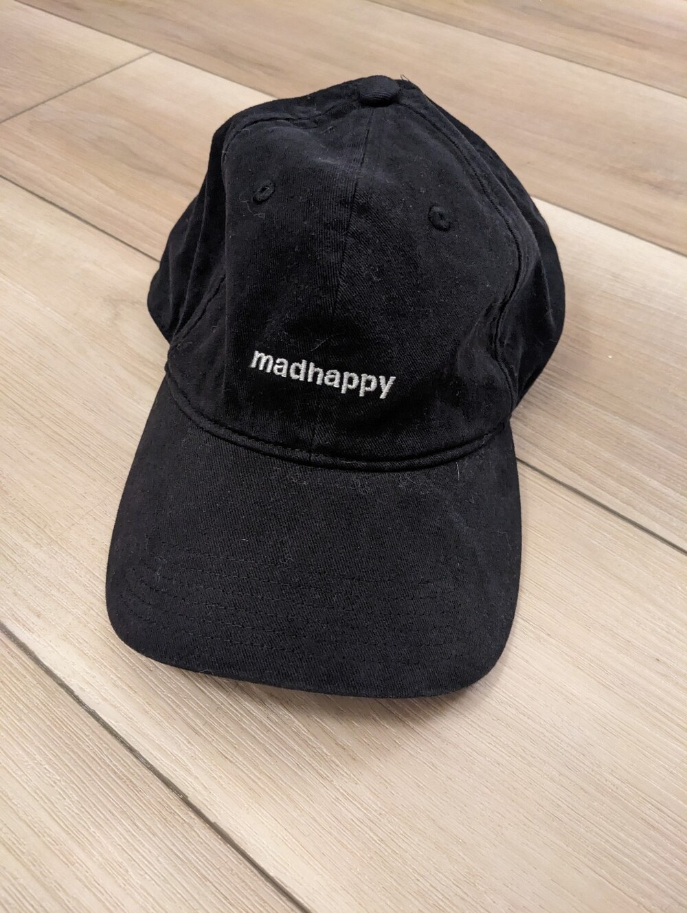 Subtle Madhappy Black Embroidered Logo Baseball Cap
